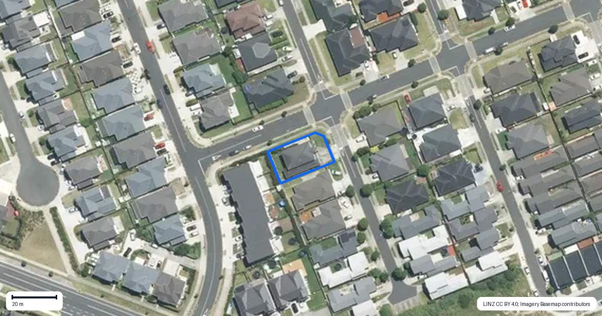 Property context map for 14 Peerless Avenue, Takanini, Auckland
