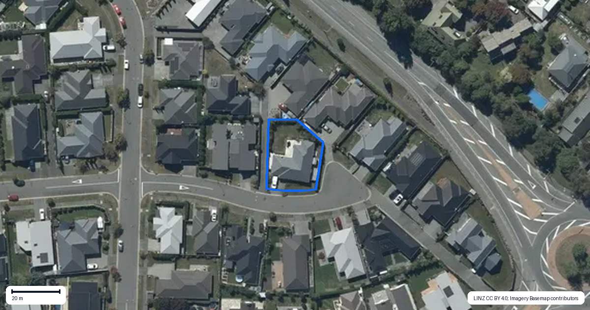Property context map for 9 Bargrove Close, Halswell, Christchurch