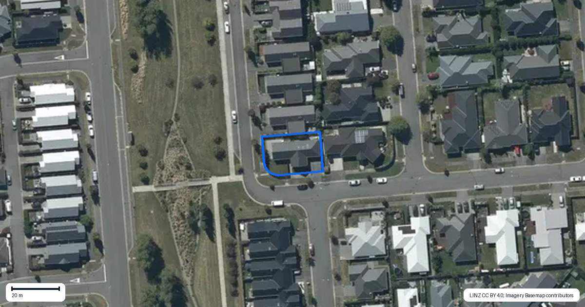 Property context map for 18 Greenaway Street, Halswell, Christchurch