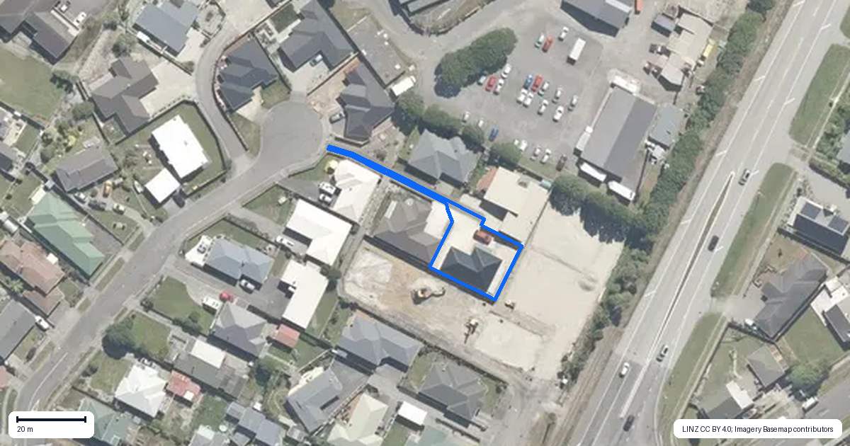 Property context map for 7 Parfitt Place, Greymouth