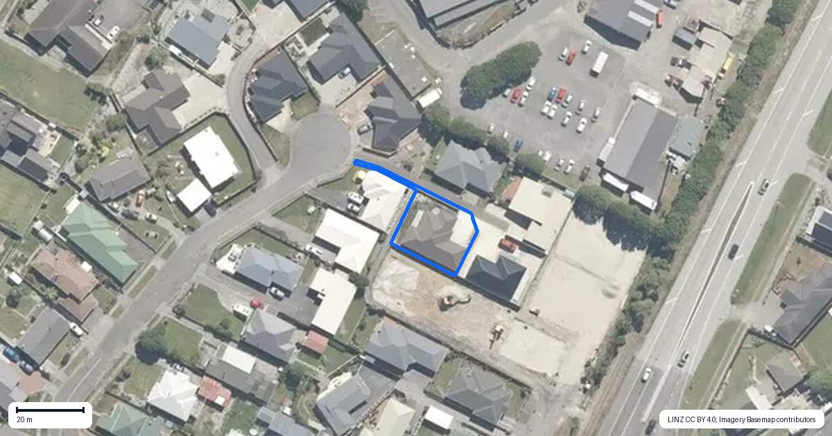 Property context map for 9 Parfitt Place, Greymouth