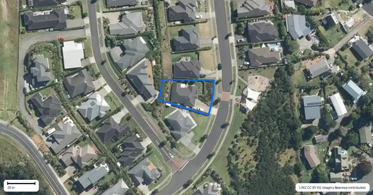 Property context map for 50 Beachwood Drive, Hatfields Beach, Orewa