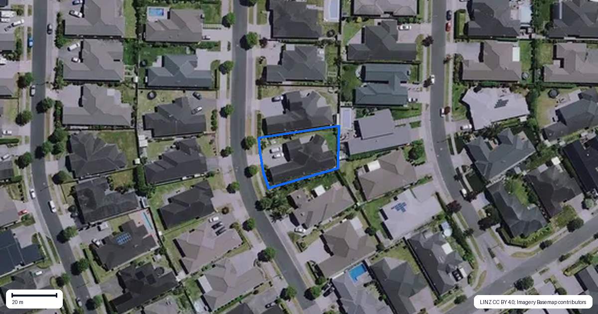 Property context map for 216 Cumberland Drive, Flagstaff, Hamilton