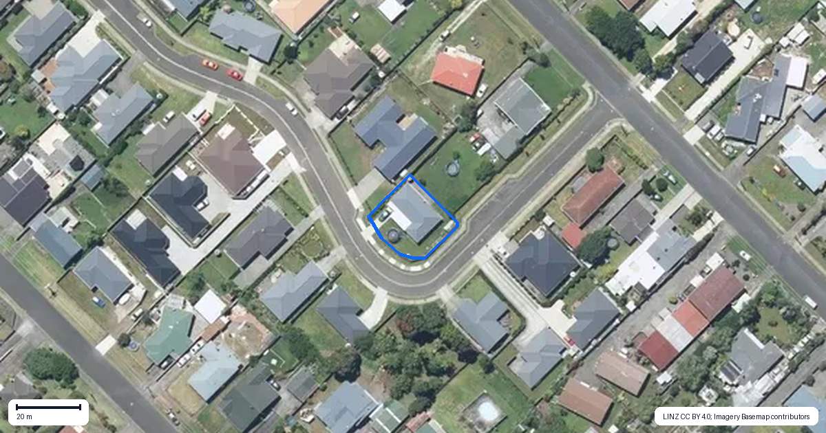 Property context map for 4 Buckingham Place, Springvale, Whanganui