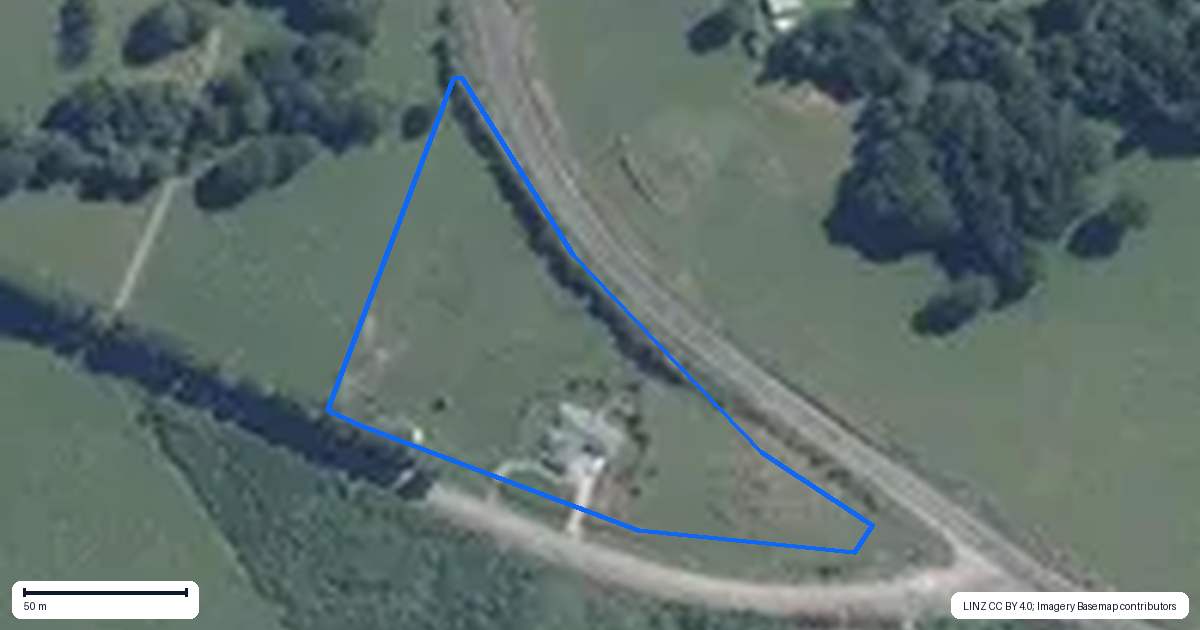 Property context map for 16 Roy Road, Hamurana