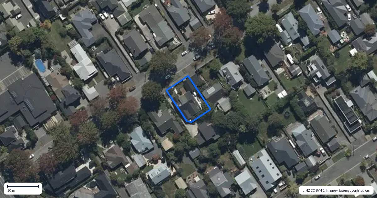 Property context map for 26 Dormer Street, Papanui, Christchurch