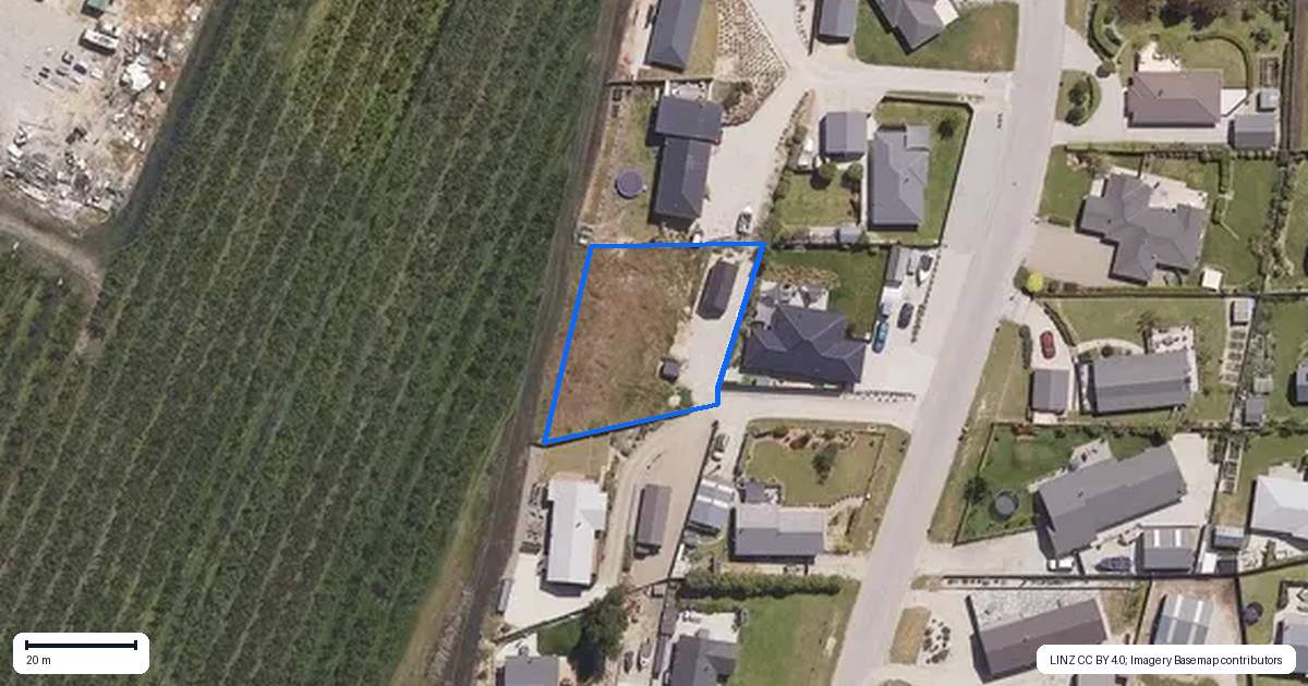 Property context map for 25B Missy Crescent, Mount Pisa, Cromwell