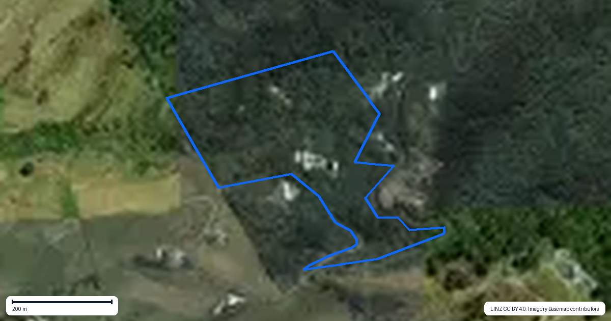 Property context map for 345 Maungakawa Road, Te Miro, Cambridge