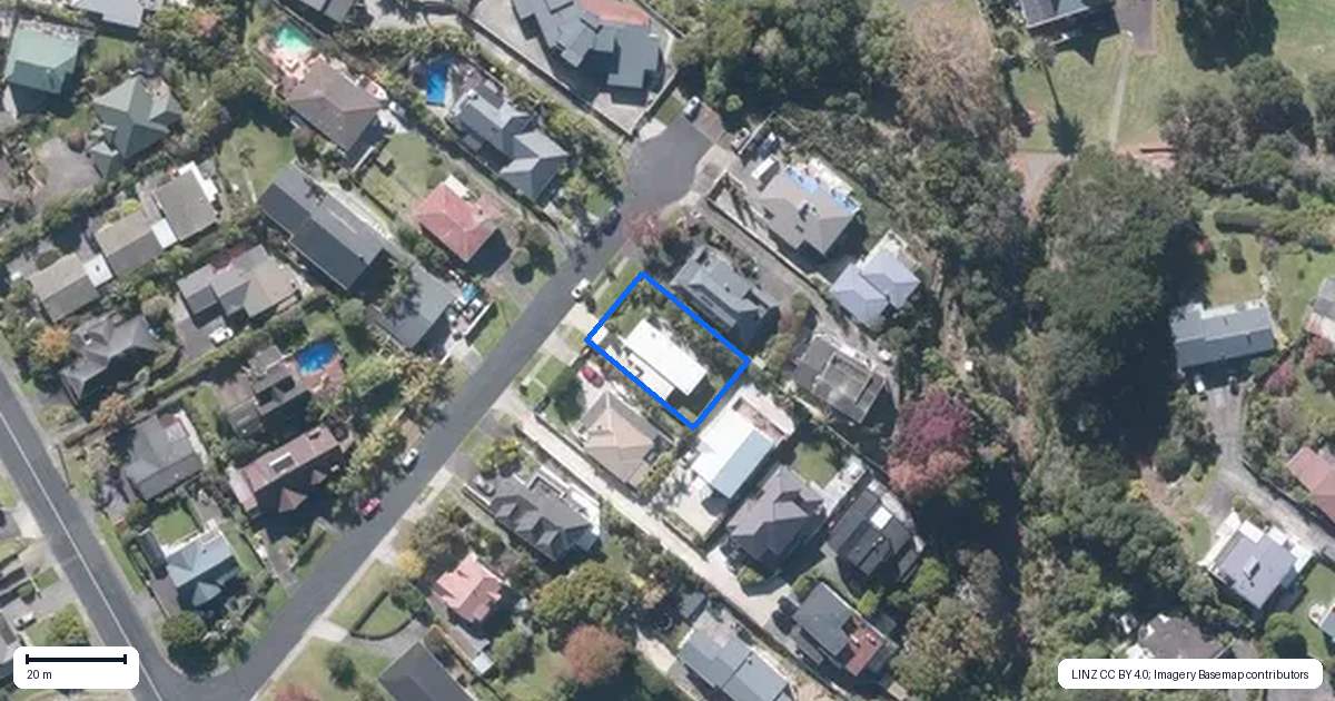 Property context map for 15A Sea View Terrace, Cockle Bay, Auckland
