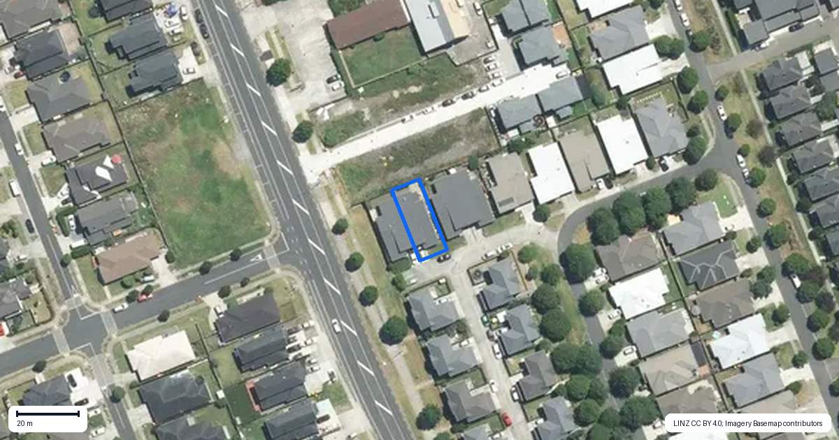 Property context map for 235B Porchester Road, Takanini, Auckland