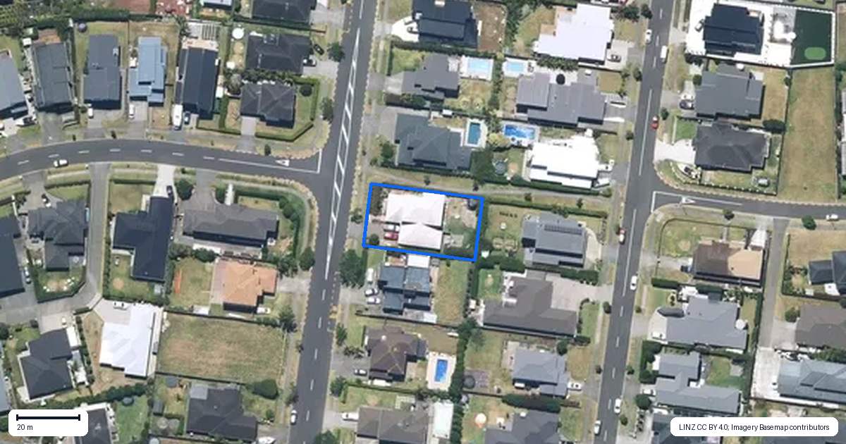 Property context map for 51 Constellation Avenue, Beachlands, Auckland