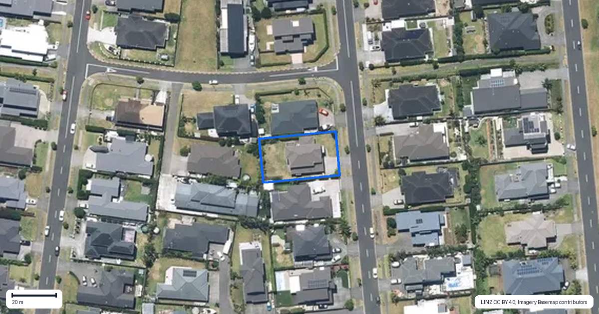 Property context map for 88 Liberty Crescent, Beachlands, Auckland