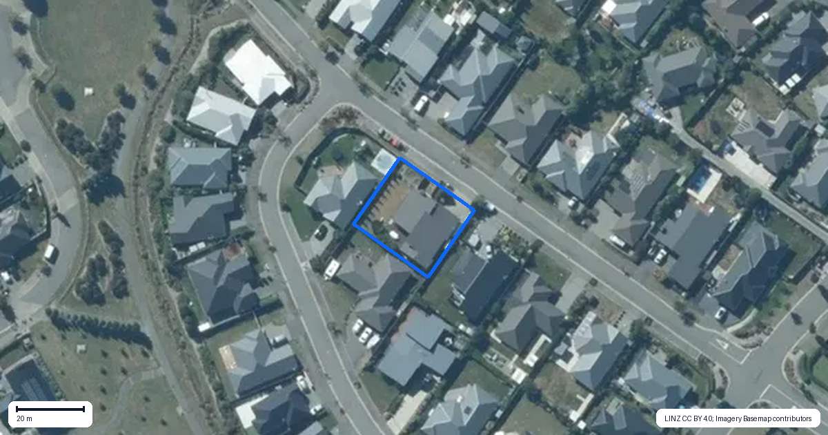 Property context map for 37 Quartz Drive, Rolleston