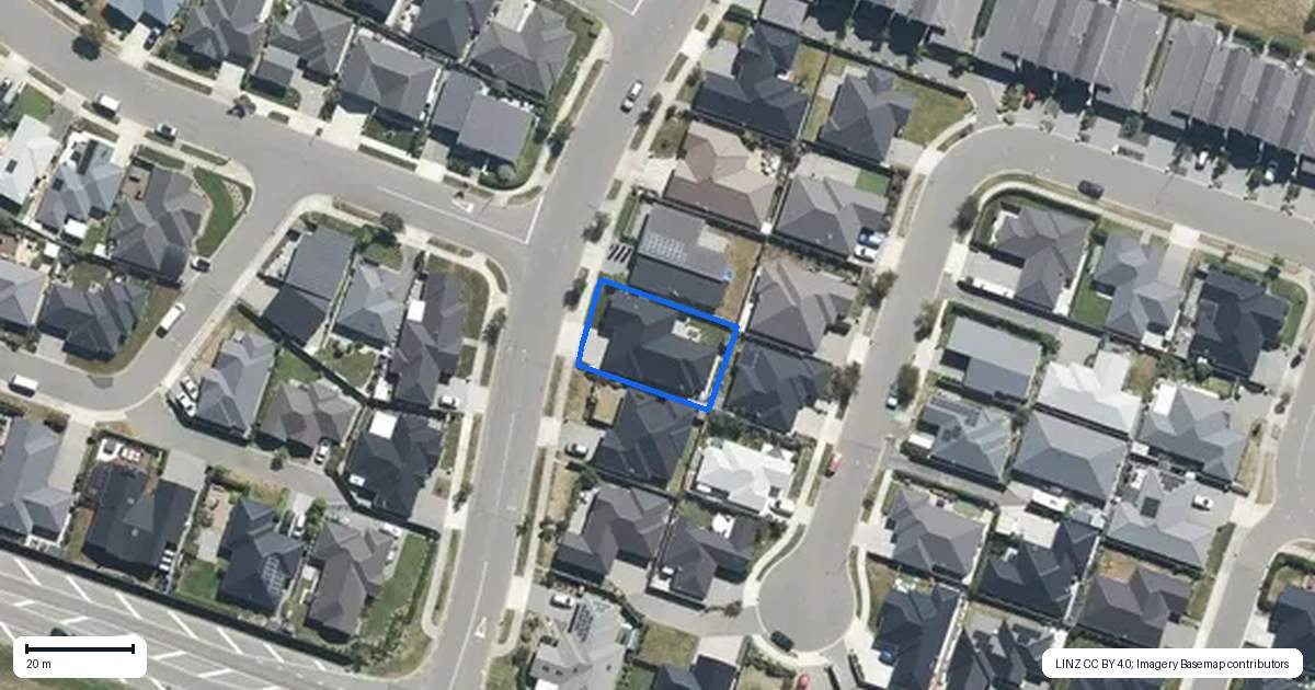 Property context map for 10 Silverstream Boulevard, Kaiapoi