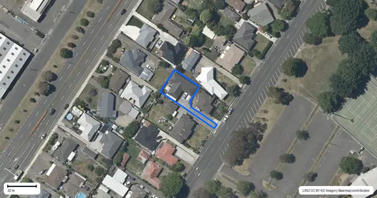 Property context map for 45A Flanders Avenue, Onekawa, Napier