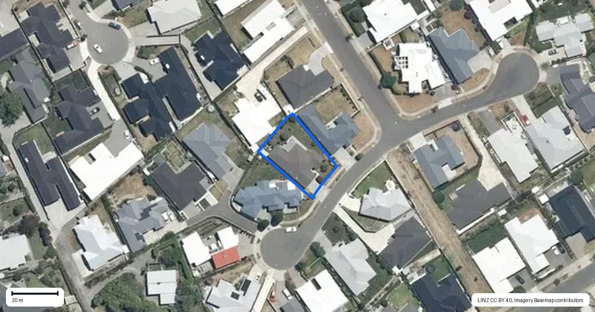 Property context map for 24 Percy Berry Place, Havelock North