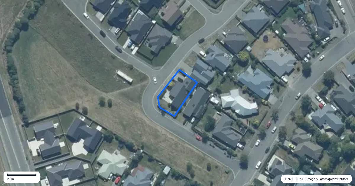 Property context map for 6 Maitland Crescent, Rolleston