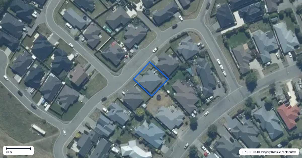 Property context map for 14 Maitland Crescent, Rolleston