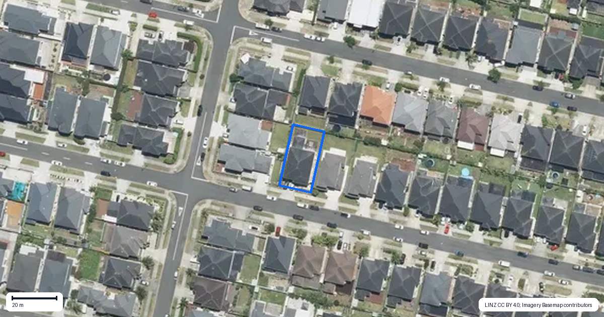 Property context map for 23 Beltany Drive, Flat Bush, Auckland