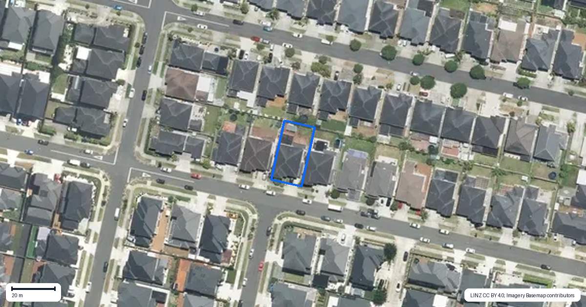 Property context map for 53 Castlebane Drive, Flat Bush, Auckland