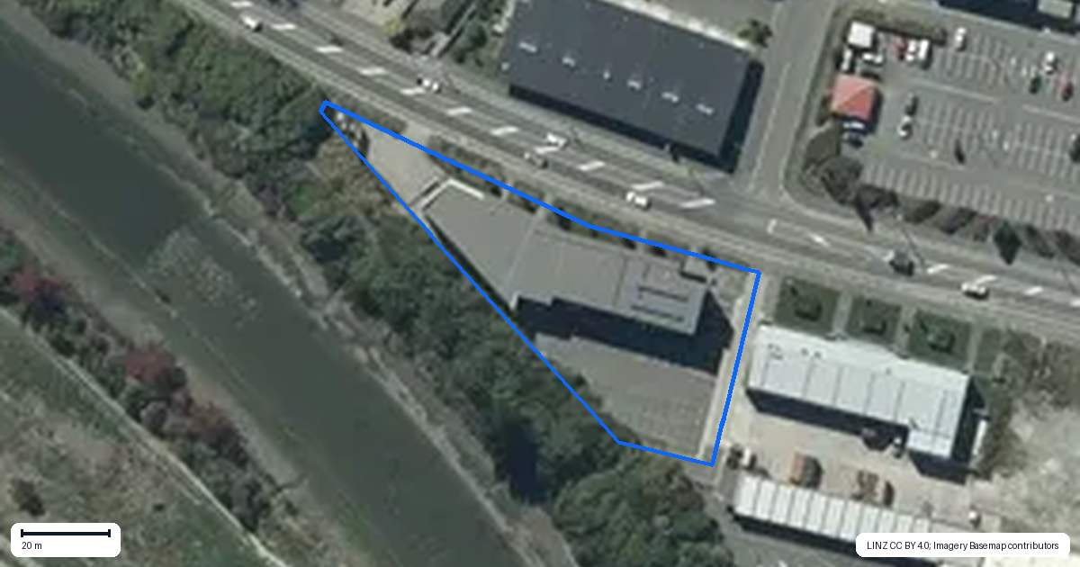 Property context map for 3/950 Ferry Road, Ferrymead, Christchurch