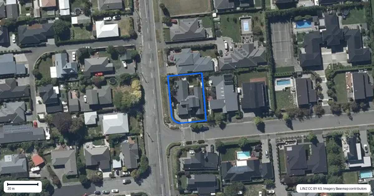 Property context map for 1 Findlay Avenue, Halswell, Christchurch