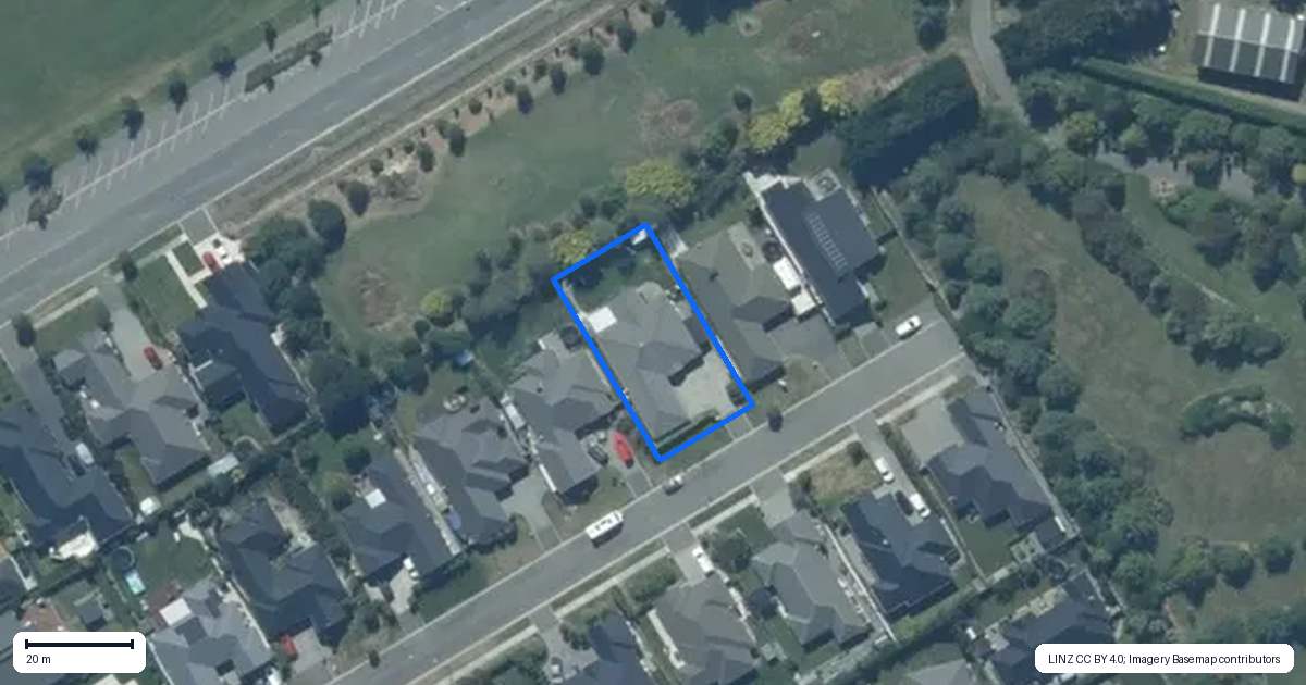 Property context map for 13 Broomleigh Drive, Rolleston