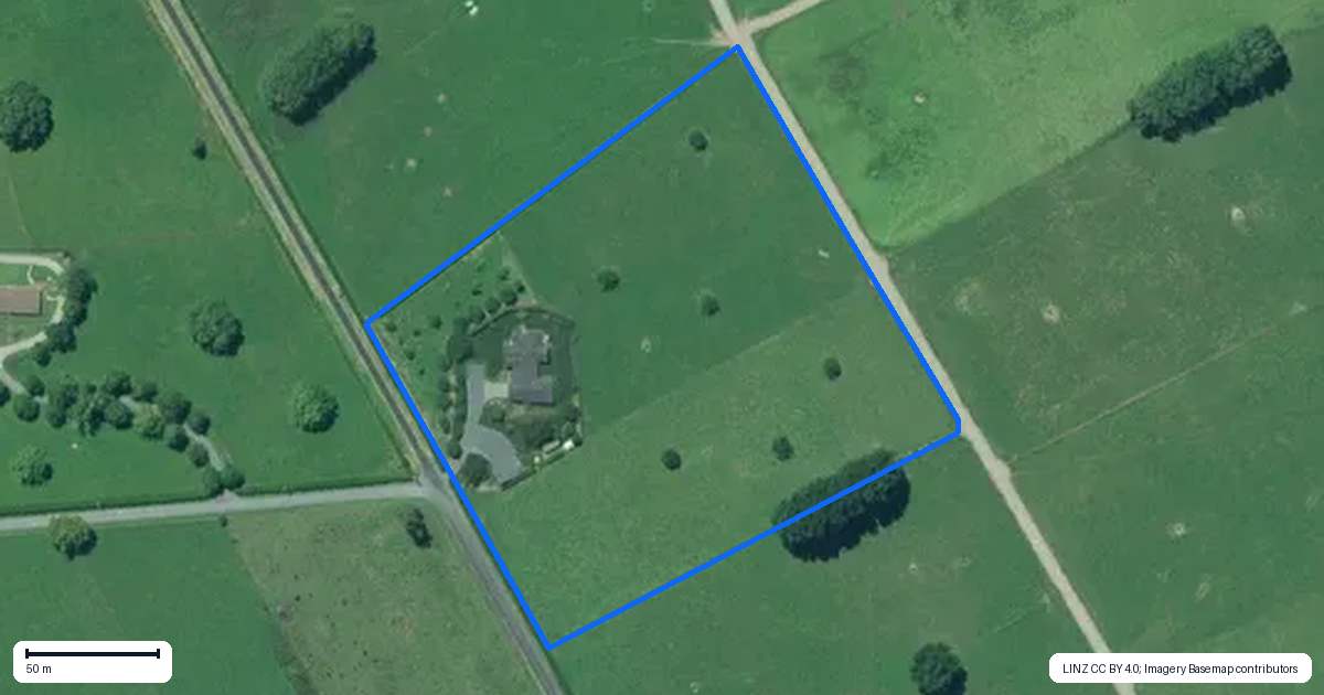 Property context map for 74 Tai Patena Place, Tauwhare, Hamilton