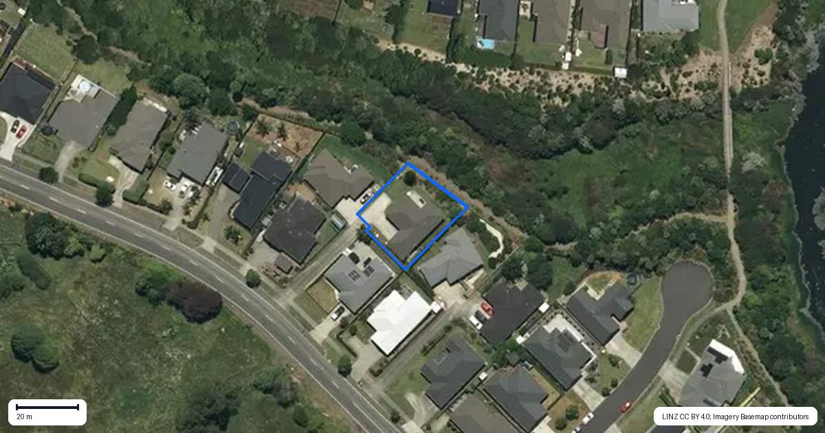 Property context map for 58 Helenslee Road, Pokeno