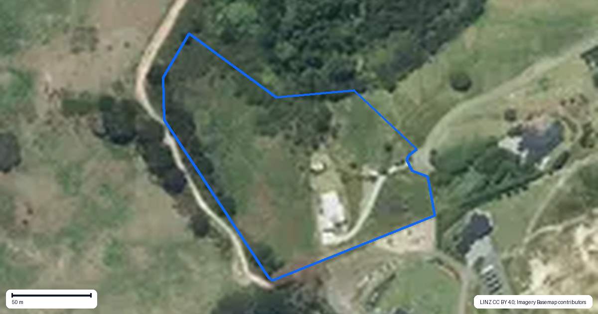Property context map for 67 Moses Road, Kaukapakapa