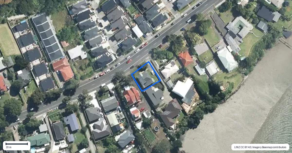 Property context map for 163 Princes Street East, Otahuhu, Auckland