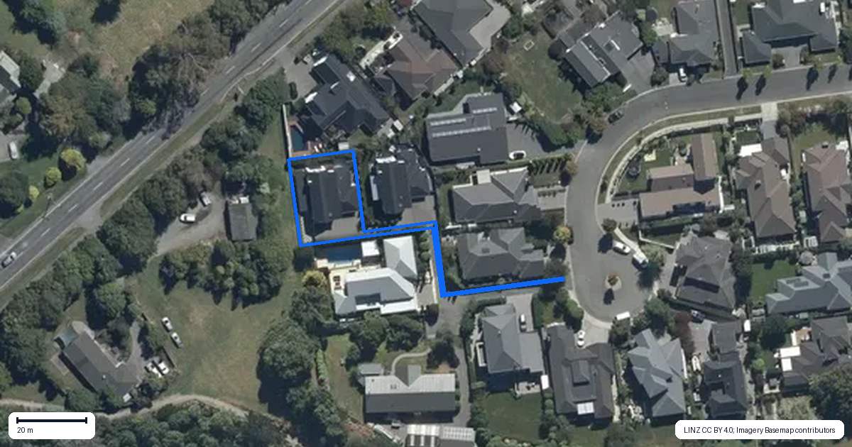 Property context map for 22A Rivers Edge, Northwood, Christchurch