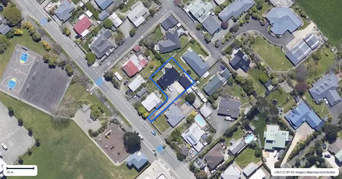 Property context map for 25A Ellis Street, Brightwater