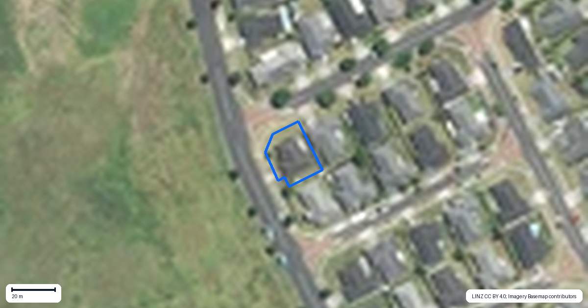 Property context map for 13 Manene Street, Wattle Downs, Auckland