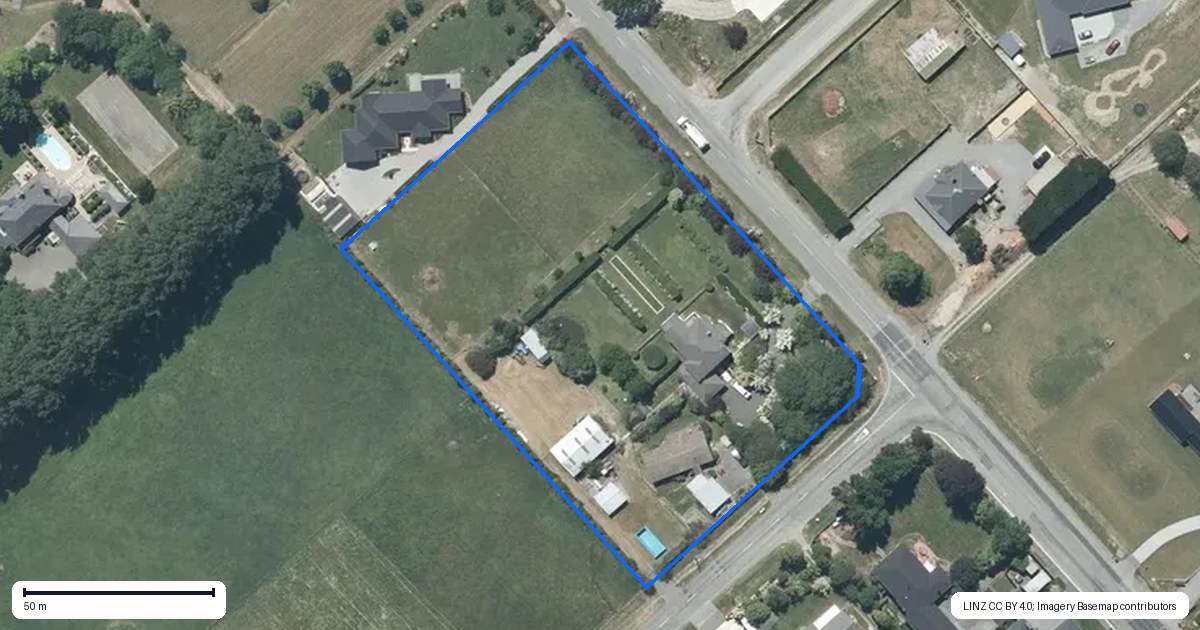 Property context map for 169 Allens Road, Allenton, Ashburton