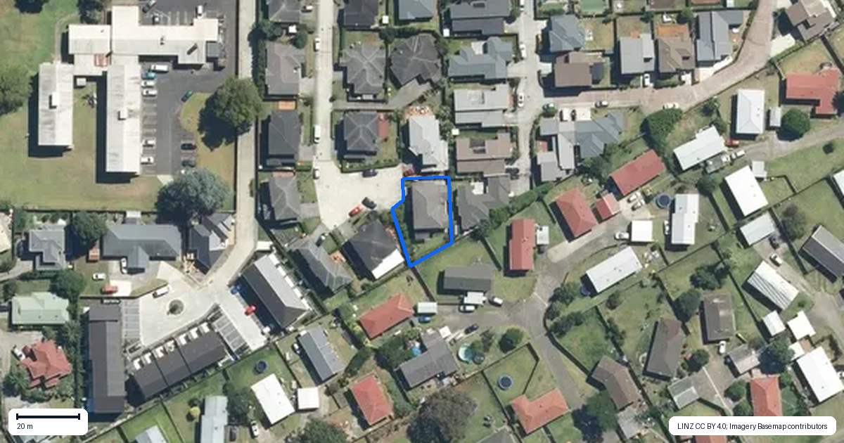 Property context map for 12 Rupu Way, Favona, Auckland