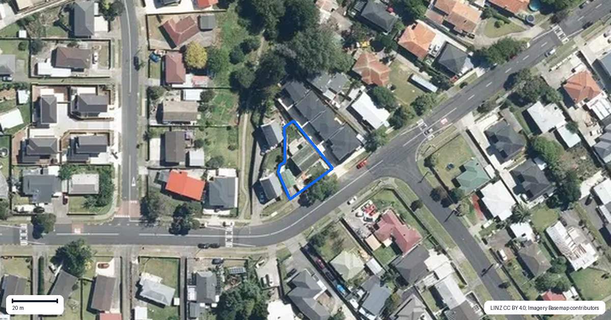 Property context map for 83 Hillcrest Road, Papatoetoe, Auckland