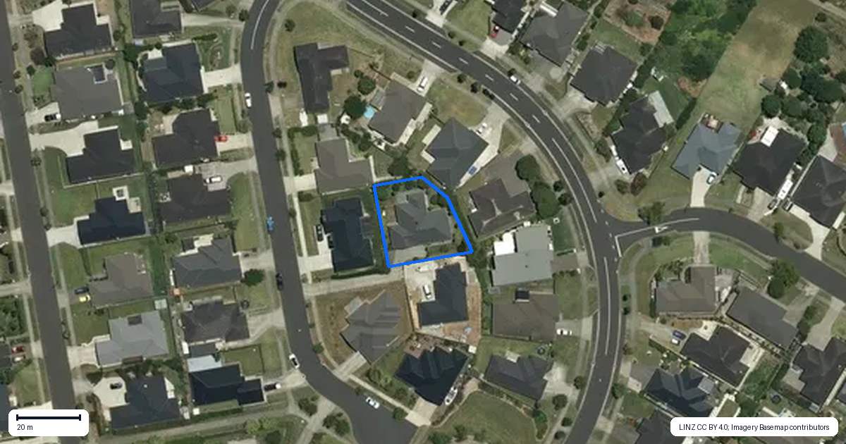 Property context map for 7 McNeish Place, Pokeno