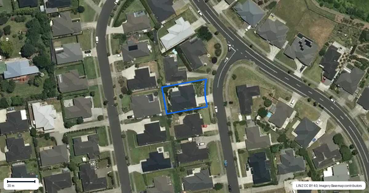 Property context map for 6 McNeish Place, Pokeno