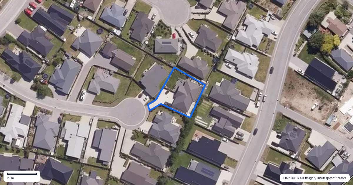 Property context map for 13 Electric Place, Cromwell