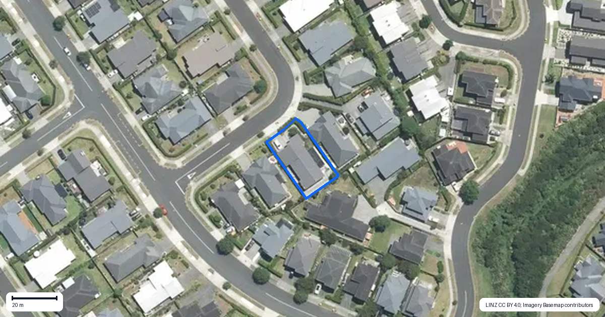 Property context map for 5 Andalusian Way, Karaka, Papakura