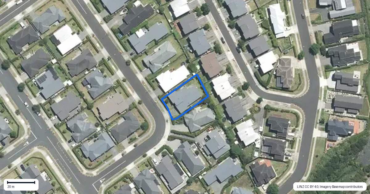 Property context map for 13 Andalusian Way, Karaka, Papakura