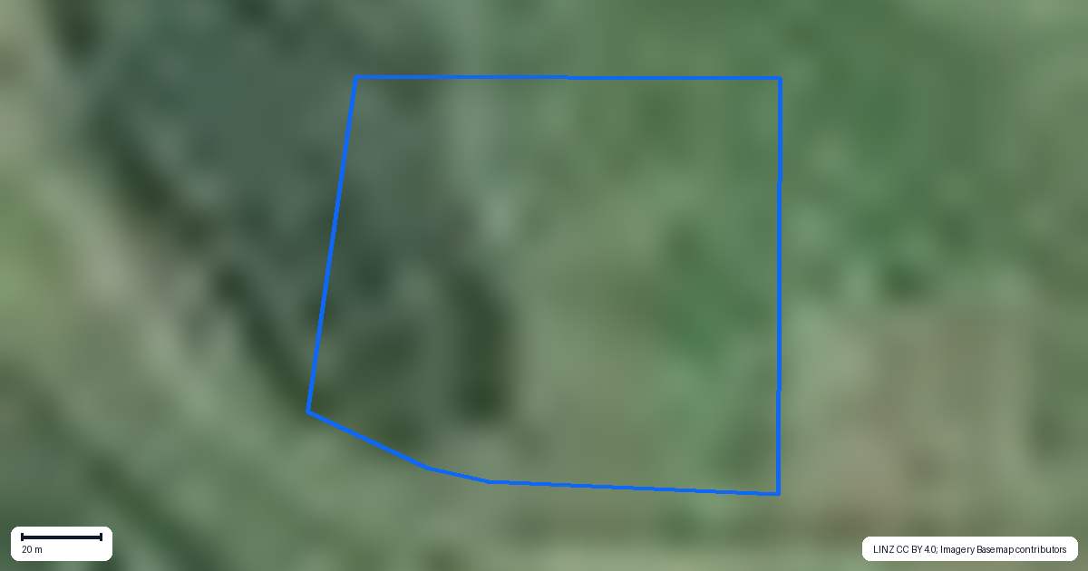 Property context map for 36 Hinamoki Drive, Kaiwaka