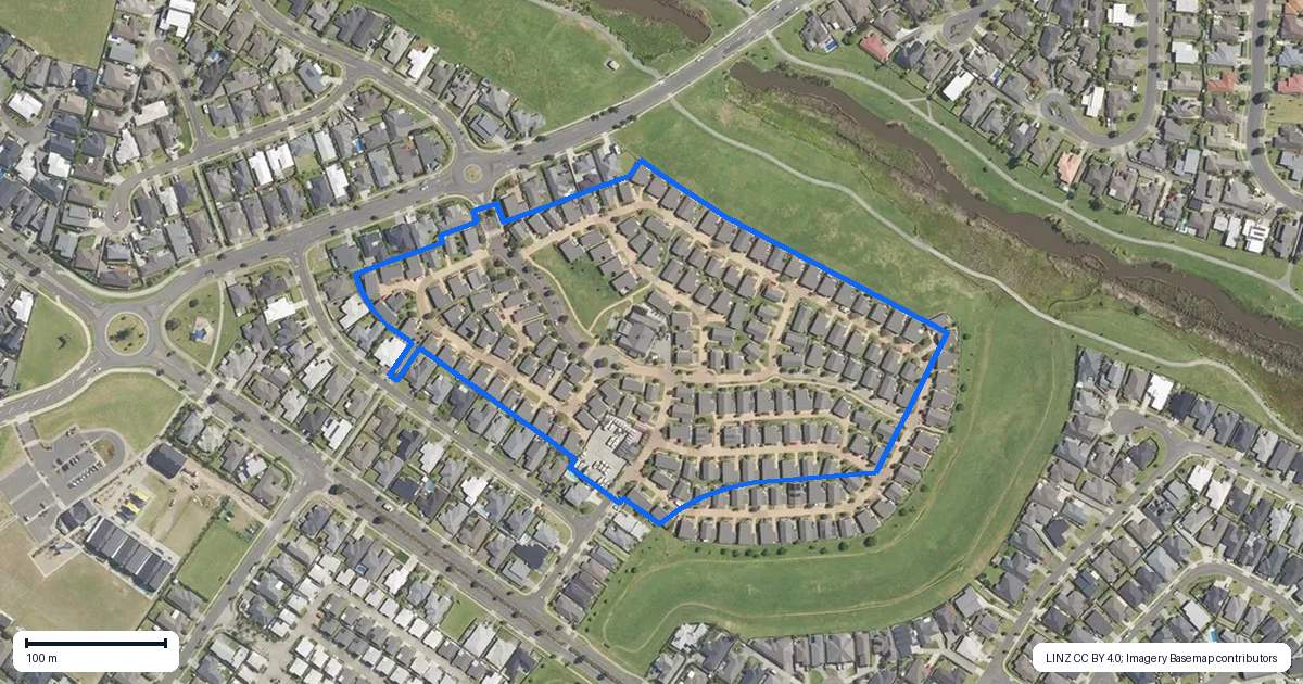 Property context map for 136/61 Golden Sands Drive, Papamoa Beach, Papamoa