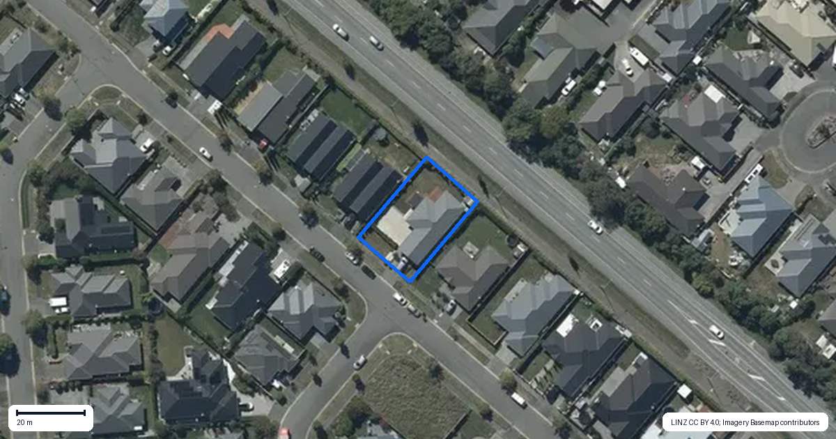 Property context map for 26 John Annan Street, Halswell, Christchurch