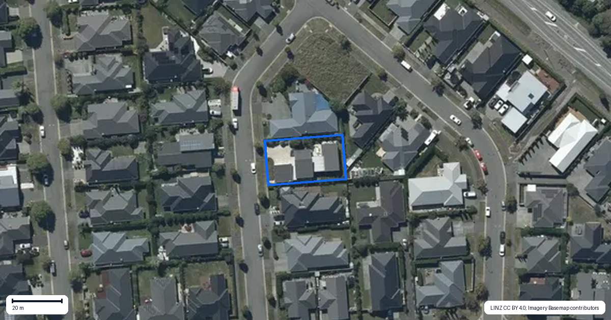 Property context map for 8 Deacon Street, Halswell, Christchurch