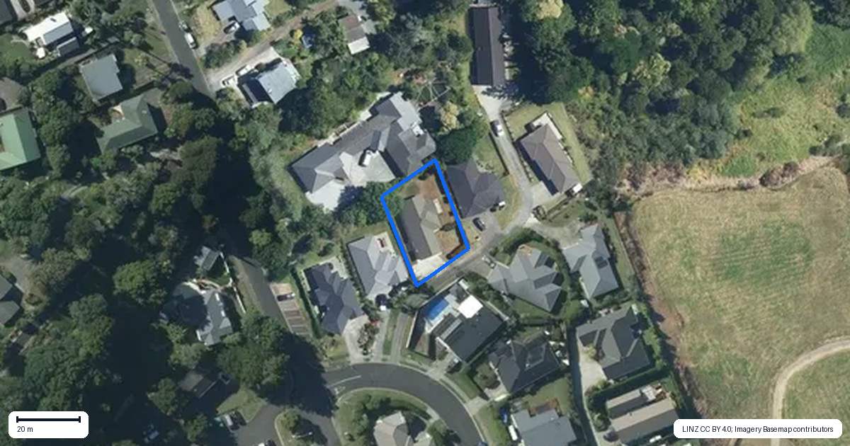 Property context map for 5 Belvedere Place, Warkworth