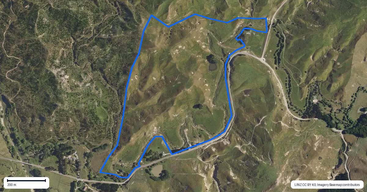 Property context map for 2269 Coast Road, Pongaroa