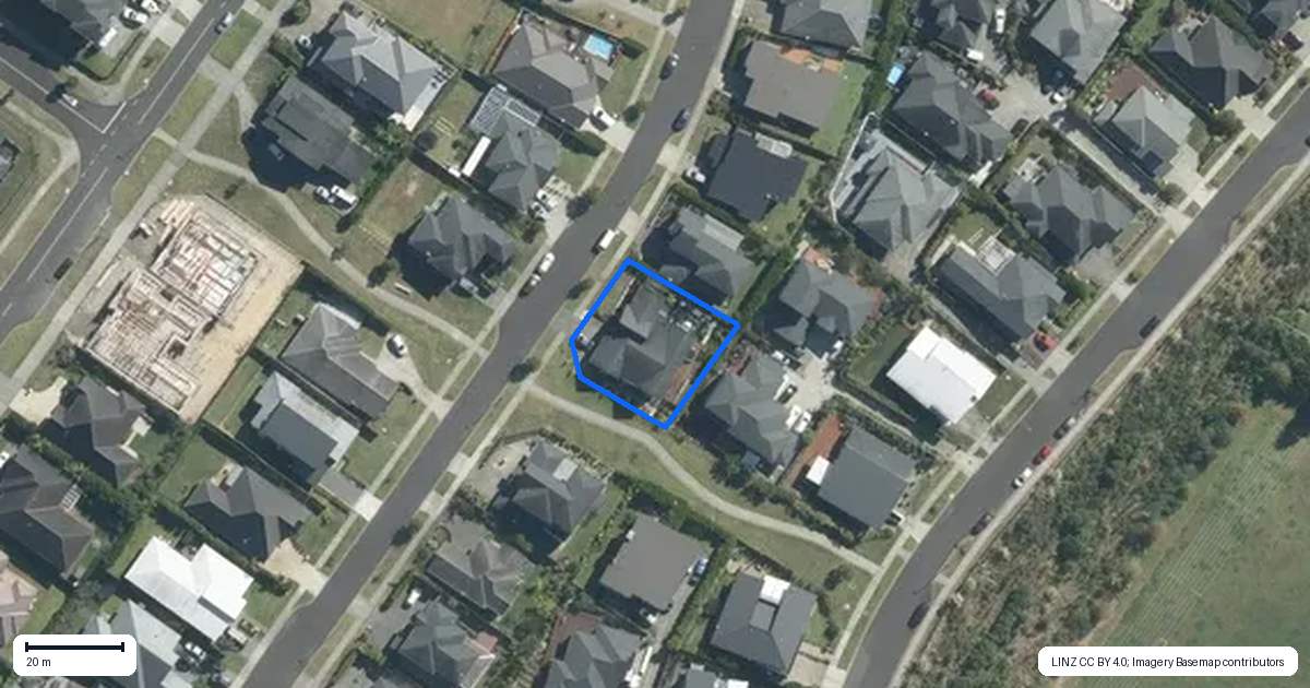 Property context map for 13 Pioneer Rise, Silverdale