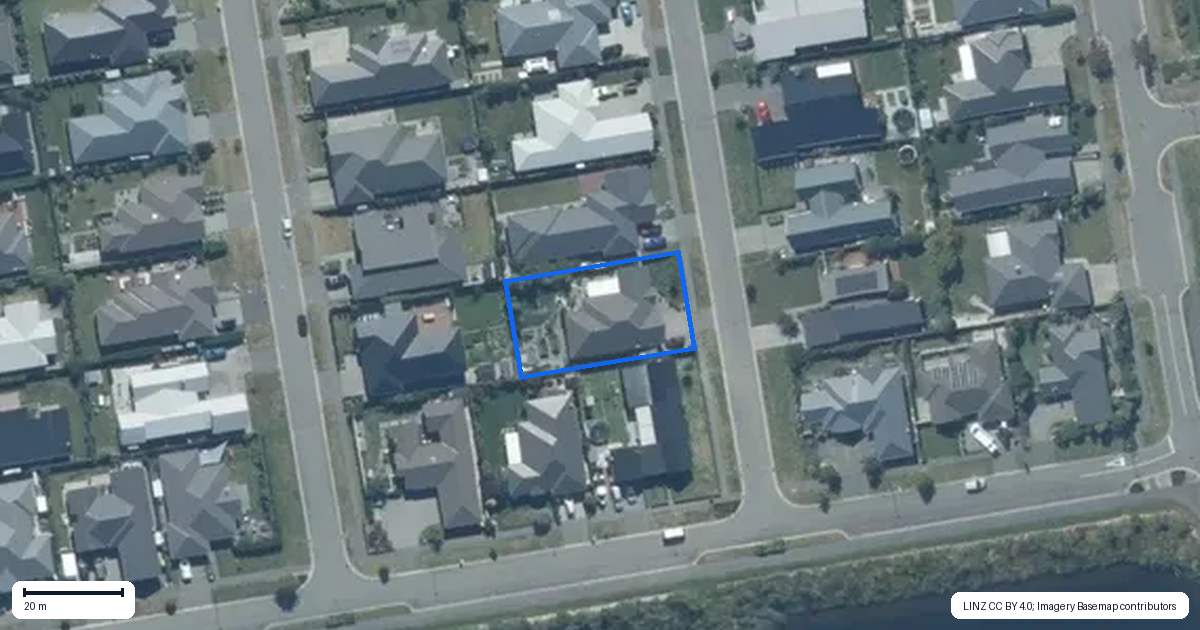 Property context map for 20 Goh Street, Lincoln